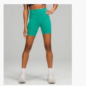 Lululemon Athletica Teal Bike Shorts